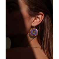 Hand Painted Wooden Earrings